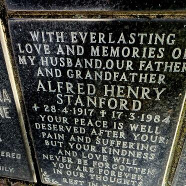 STANFORD Alfred Henry 1917-1984