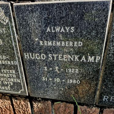 STEENKAMP Hugo 1922-1980