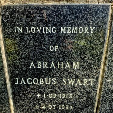 SWART Abraham Jacobus 1913-1993