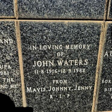 WATERS John 1916-1982