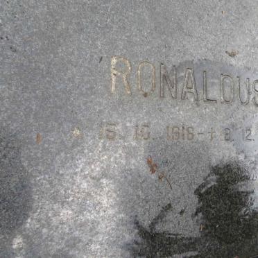RAUTENBACH Ronaldus 1916-1989 &amp; Johanna Bertha Carolina KENHARDT 1922-2005 