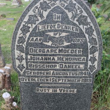 BISSCHOP Johanna Hendrica nee DANEEL 1841-1919