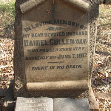CULLEN Daniel -1917 &amp; Elizabeth