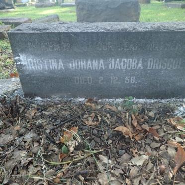 DRISCOLL Christina Johana Jacoba -1958