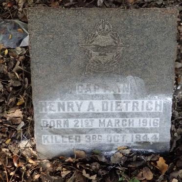 DIETRICH Henry A. 1916-1944