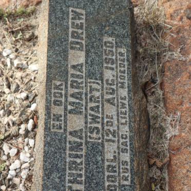 DREW Cathrina Maria nee SWART -1950