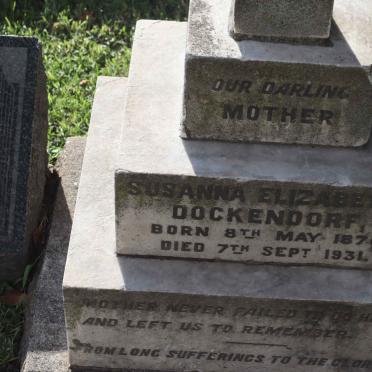 DOCKENDORF Susanna Elizabeth 1876-1931