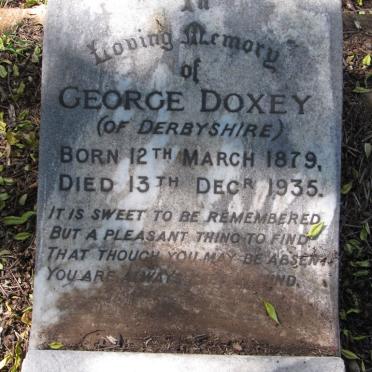 DOXY George 1879-1935