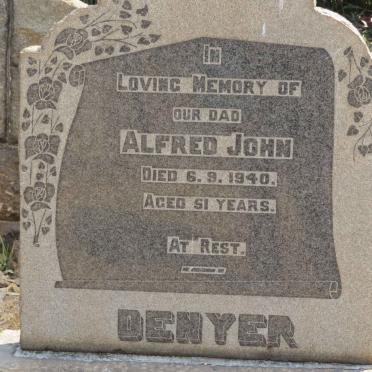 DENYER Alfred John -1940