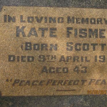 FISMER Kate nee SCOTT -1929