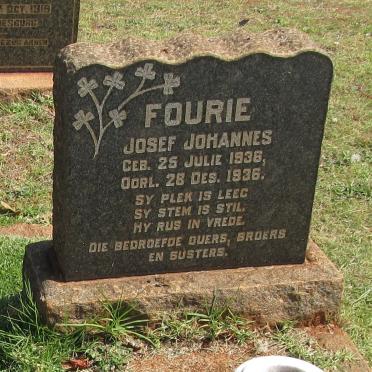 FOURIE Josef Johannes 1936-1936