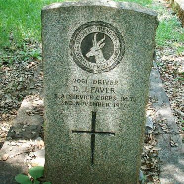 FAVER D.J. -1917