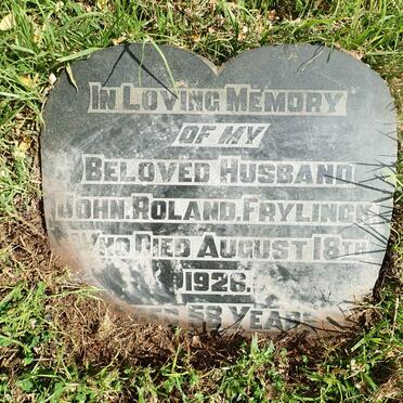 FRYLINCK John Roland -1926 &amp; Anna M.M. 1896-1951