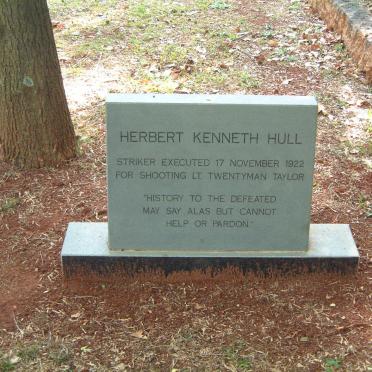 HULL Herbert Kenneth -1922