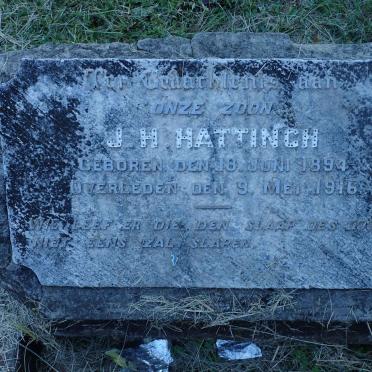 HATTINGH J.H. 1894-1916