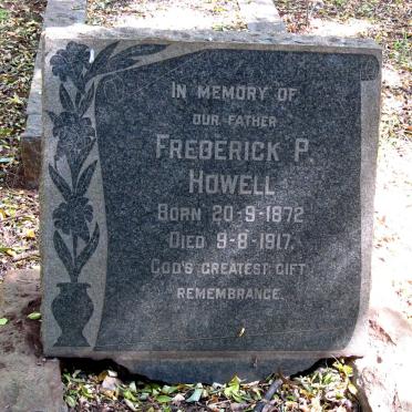 HOWELL Frederick P. 1872-1917