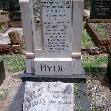 HYDE Johanna -1951