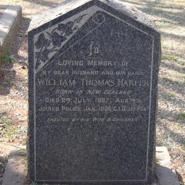 HARPER William Thomas -1927