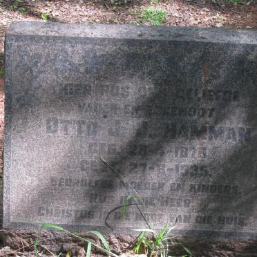 HAMMAN Otto J.J. 1878-1935