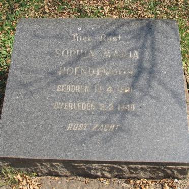 HOENDERDOS Sophia Maria 1901-1940