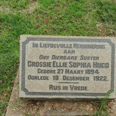 HUGO Crossie Ellie Sophia 1894-1922