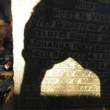 HOLTZHAUSEN Sophia Johanna nee REINEKE 1869-1924