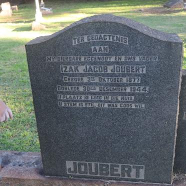 JOUBERT Izak Jacob 1877-1944 :: MEINTJES Engela Gertruida nee JOUBERT 1899-1945 