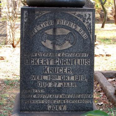 KRUGER Ockert Cornelius -1918