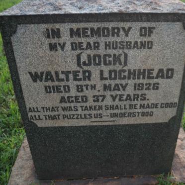 LOCHHEAD Walter -1926