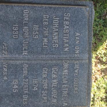 LEIBBRANDT Sebastiaan Johannes 1859-1930 &amp; Cornelia Etrecia VILJOEN 1874-1945