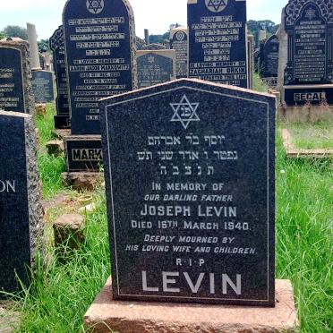 LEVIN Joseph -1940