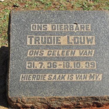 LOUW Trudie 1936-1939
