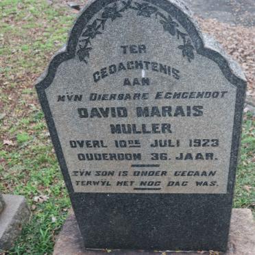 MULLER David Marais -1923