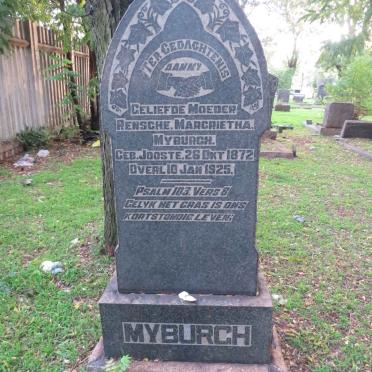 MYBURGH Rensche Margrietha nee JOOSTE 1872-1925