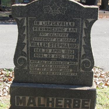 MALHERBE Willem Stephanus 1862-1938