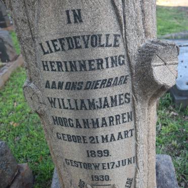 MARREN William James Morgan 1899-1930