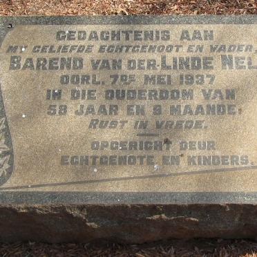 NEL Barend van der Linde -1937