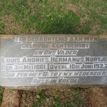 NORTJE Louis Andries Hermanus 1861-1920