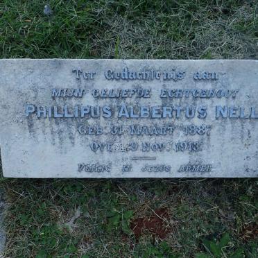 NELL Phillipus Albertus 1887-1913