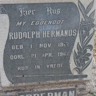 OPPERMAN Rudolph Hermanus 1917-1965