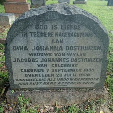 OOSTHUIZEN Dina Johanna 1838-1929