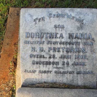 PRETORIUS Dorothea Maria -1916