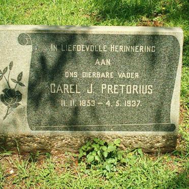 PRETORIUS Carel  J. 1853-1937