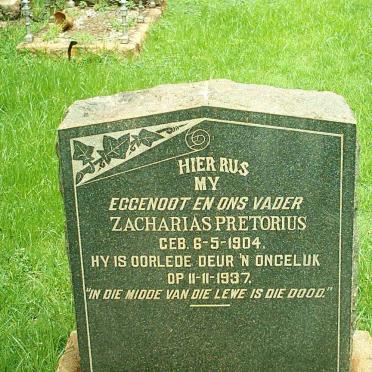 PRETORIUS Zacharias 1904-1937
