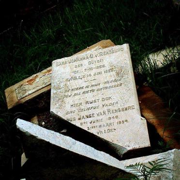 RENSBURG ?, Janse van 1848-1934 &amp;  Sara Johanna DU TOIT 1855-1922