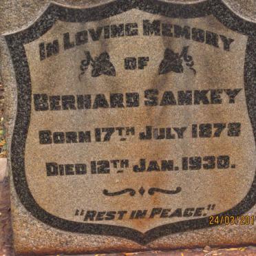 SANKEY Bernard 1878-1930