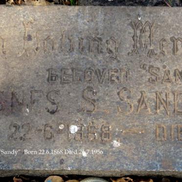 SANDILANDS Agnes S. 1868-1956