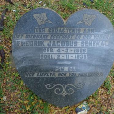SENEKAL Fredrik Jacobus 1896-1939
