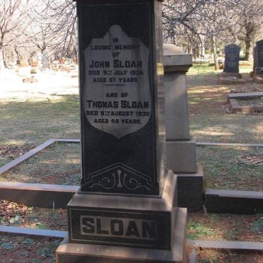 SLOAN John -1936 :: SLOAN Thomas -1938