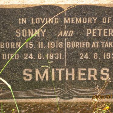 SMITHERS Sonny 1918-1931 :: SMITHERS Peter -1937